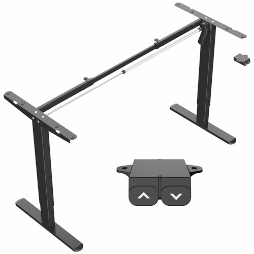 VIVO Electric Stand Up Desk Frame Workstation, Single Motor Ergonomic