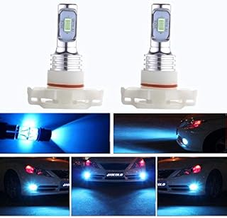 HOCOLO 2x 9005 HB3 H10 9055 9145 LED Bulbs DRL Fog Driving Light Brighting Daytime Running Lamp Replace Halogen 3570 CSP Chips Car Vehicle Parts Plug-N-Play High Power(9005/HB3_Fog/DRL,Ice Blue/8000K)