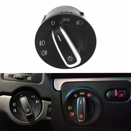 Botón interruptor faro para Passat y Jetta que soluciona fallos de luces intermitentes 3