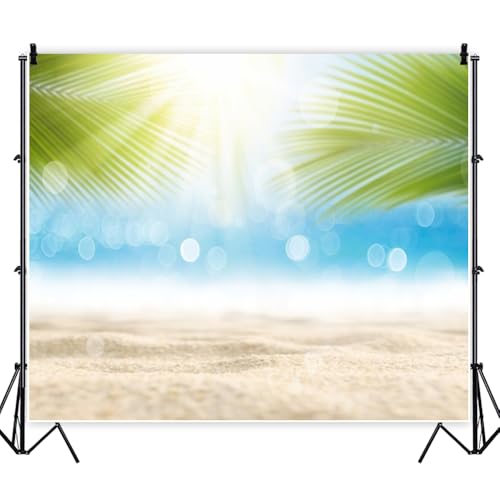 Toile de fond de plage pour photo de mariage et décoration de fête Luau