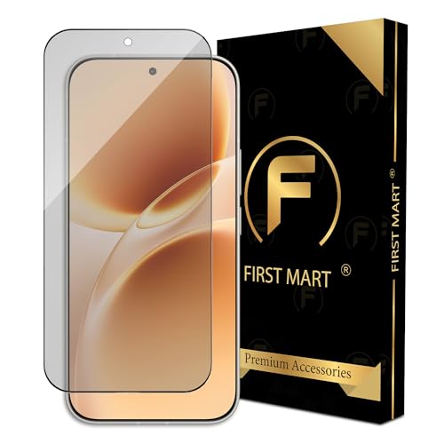 Image of FIRST MART Military-Grade Matte Anti-Glare Tempered Glass for Vivo V70 5G (6.59 Inch) With Edge to Edge Screen Coverage and Easy Installation Kit | Matte Anti Glare