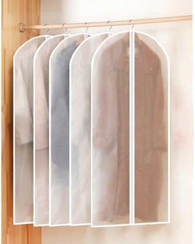 5 Pack Garment Bags for Hanging Clothes 47