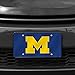 Rico Industries NCAA Michigan Wolverines Laser Inlaid Metal License Plate Tag , 6 x 12-inches