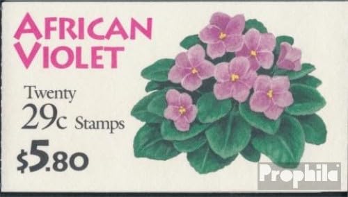 Prophila Collection EEUU mh0-167 (Completa.edición.) Nuevo con Goma Original ** MNH 1993 Usambara-Violeta (Sellos para los coleccionistas) Plantas/Hongos