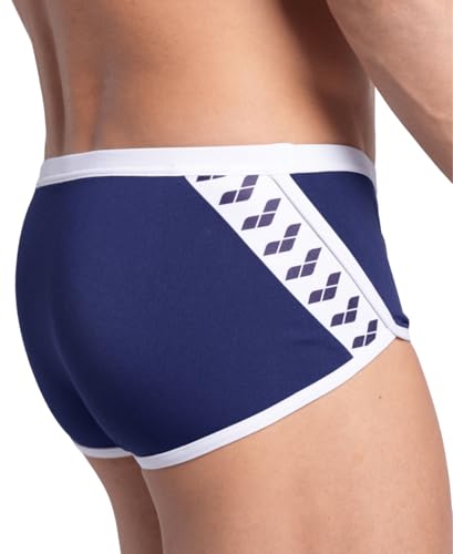 Image of ARENA Performance Men's Icons Solid Low-Waist Swim Brief Short Athletic Swimsuit