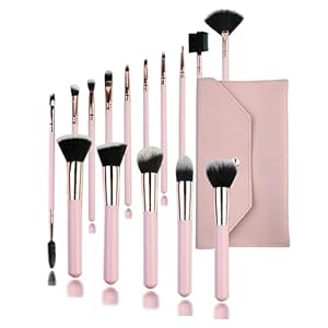 MADALIAN 16 Soft Fiber Hair Makeup Brush Set Eye Shadow Brush Highlighting Brush Makeup Tools