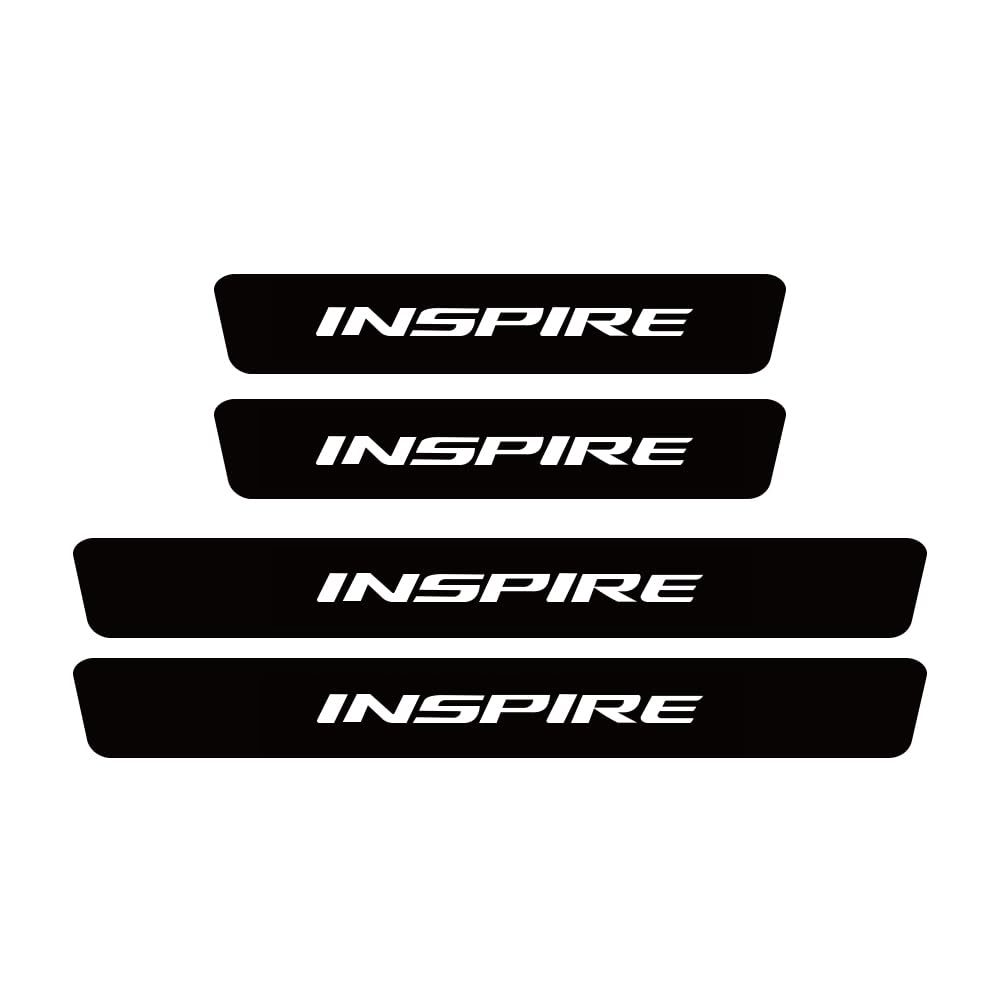 Sdyayfge Normal 4Pcs Kick Plates Car Door Sill Protector,For Inspire