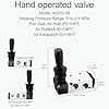 Pneumatic Air Hand Lever Valve, 5 Way 2 Position 1/4NPT Solenoid Valve Manual Control Direct Driving Type Push-Pull 4H210-08