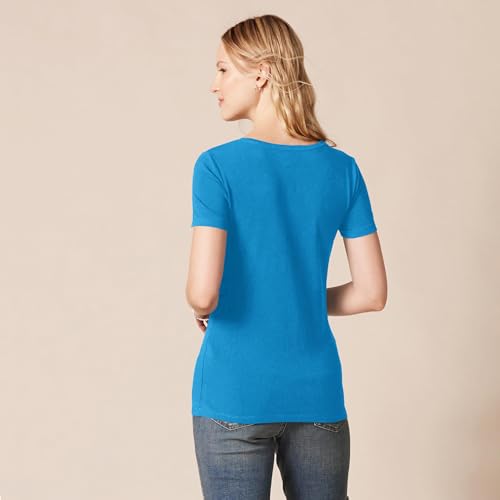 Image of Amazon Essentials Women's Regular-Fit Short-Sleeve V-Neck T-Shirt, Multipacks