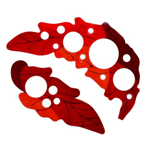 TOYANDONA Plaque de Protection Autocollante en Plastique pour Guitare Acoustique et Électro-acoustique, Décorative de Feuille de Vigne, Résistante à...