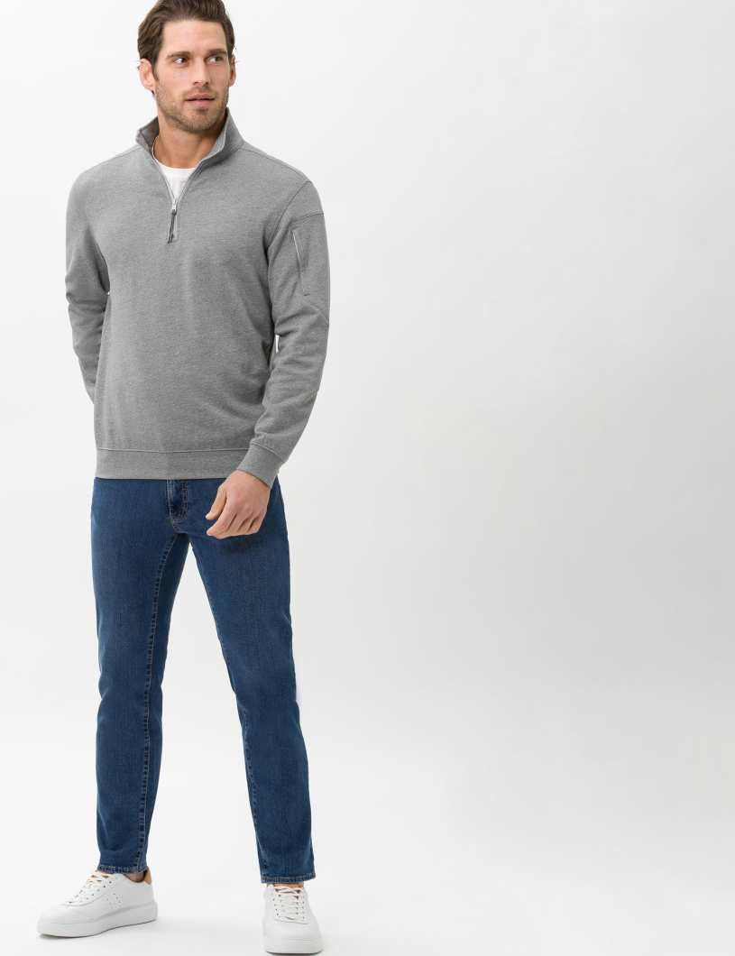 BRAX Straight Jeans Cadiz 5-Pocket Premium Flex dunkelblau