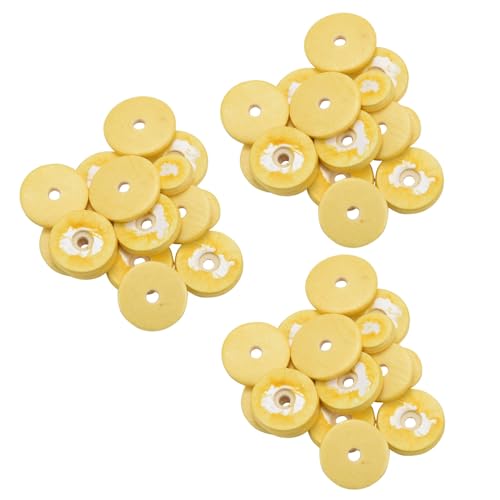 Bloepum 48 Pcs Flute Leather Pads Replacement Exquisite Wind Instrument