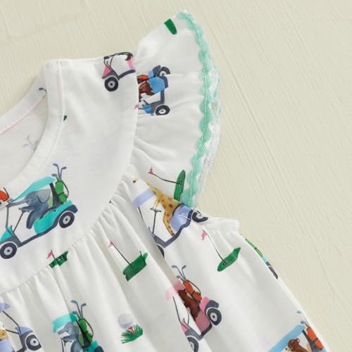 Infant Baby Girl Summer Outfit Golf Short Sleeve Romper Bodysuit Jumpsuit Casual Summer Clothes3