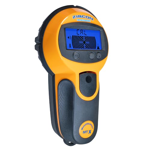 Image of Zircon MetalliScanner MT X Electronic Metal Locator - Rebar & Metal Detector for Concrete - DeepScan up to 4 in - Industrial Grade LCD Metal Scanner for Drilling, Construction & Inspection