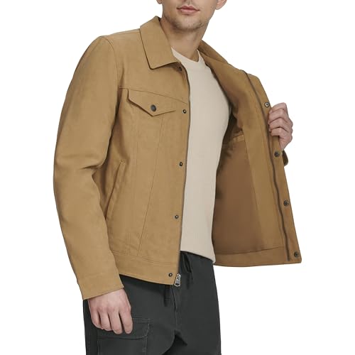 Image of Levi's Men's Faux Leather Classic Trucker Jacket