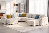 Oversized L Shaped Sectional Couch for Living Room, Extra Large Deep Seat Modular...