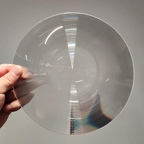 Image of 2-Pack Large Fresnel Lenses Φ300mm(11.81 inch), Focal Length 360mm, Acrylic Magnifier for Solar Heating, Solar Cooking, Visual Education. (Focal Length 360mm)
