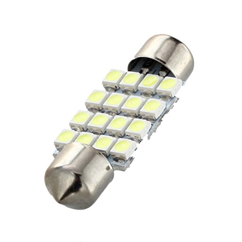 Lampadina LED - SODIAL(R) 2 White cupola 16 LED