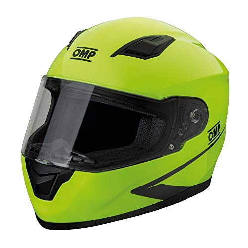 OMC Circuit EVO Casco Fluo Amarillo Talla M