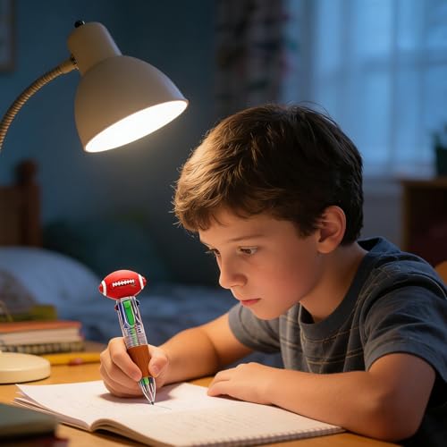 Bolígrafo multicolor motivacional para escritorio escolar y amantes del deporte 5