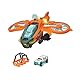 Dickie Toys - Spielzeug-Helikopter Sky Patroller (35 cm) - Rettungs-Flugzeug mit einklappbaren Flügeln & Wasser-Spritzfunktion, Spielzeug-Hubschrauber für Kinder ab 3 Jahren, Mehrfarbig, 203794000