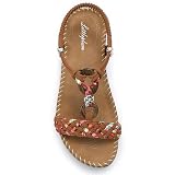 Littleplum Sandalen Damen Freizeit Flach Sandalette Handarbeit...