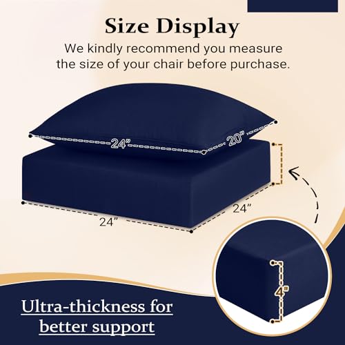 Cozyide Outdoor Deep Seat Patio Cushions Set thumb #4