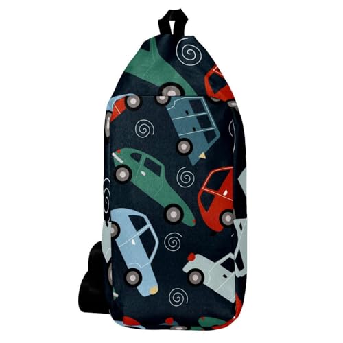 Sac à dos à bandoulière de voyage multicolore pour homme et femme