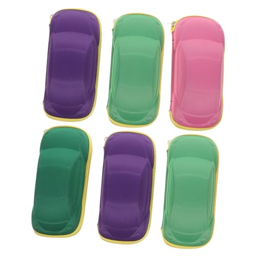 WOFASHPURET Glasses Storage Box Set 6pcs Eyeglass Holder Cartoon Characters Boys and Girls Sunglasses Organizer Quality Material Color