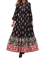 Floral Black Multicolored