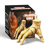 Halloween Scented Candle, Halloween Decoration, Wednesday Addams Family Thing Hand Candle, Thing Hand Candle for Halloween Table Decor, Spooky Gifts for Women Men (Halloween Candle)