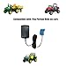 12V Battery Charger for Peg Perego, 12 Volt Charger for Peg-Pere John Deere Ground Force Tractor Gator XUV Polaris Outlaw Citrus RZR 900