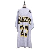 Barber Cape for Men Snap Closure, Salon Capes for Clients Water Proof, Hair Cutting Cape Washable and size 65' x 57'(Light grey)