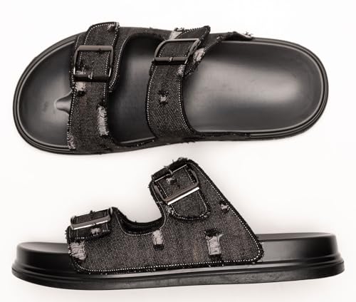 Men's Sandals Double Belt4