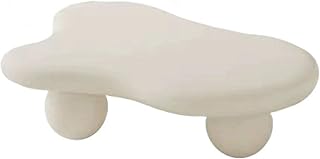 Zxarunas Mesa para sofá Mesa de té de Nube esférica Simple Modern de Mesa Baja Moderna Adecuada para Estudio de la Sala de Estar y balcón de 100 cm/120 cm Mesa de Centro