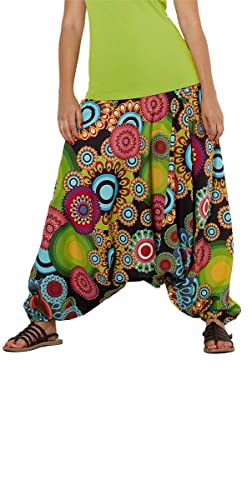 Coline - Sarouel Femme 3 en 1 Coton - Couleur : Noir