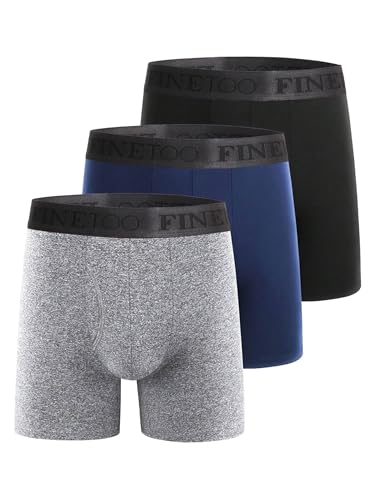 Bóxer de algodón para hombre FINETOO ideal para el deporte y el uso diario confortable