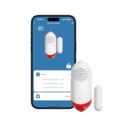 PILSAMAS WiFi Freezer Door Alarm