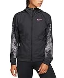 Ropa deportiva Nike NIKE W Nk Essntl Jkt HD FL Gx Chaqueta, Mujer, Black/Vivid Purple, S