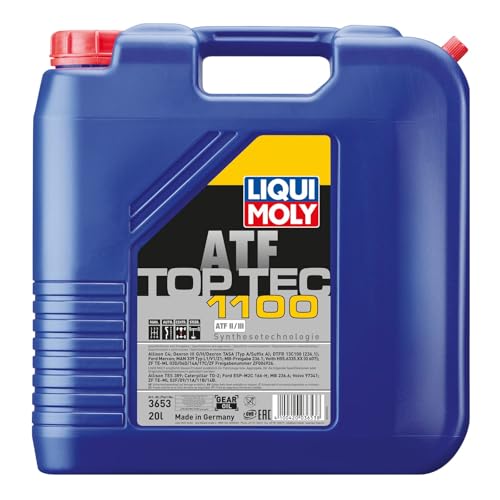 LIQUI MOLY Top Tec ATF 1100 | 20 L | Getriebeöl | Hydrauliköl | Art.-Nr.: 3653