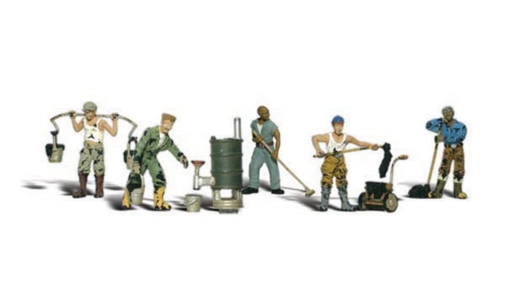 Woodland Scenics N Roofers WOOA2128 figurines de chantier pour toiture