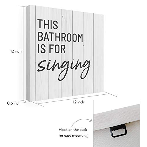 Rustic Bathroom Canvas Wall Art, 12