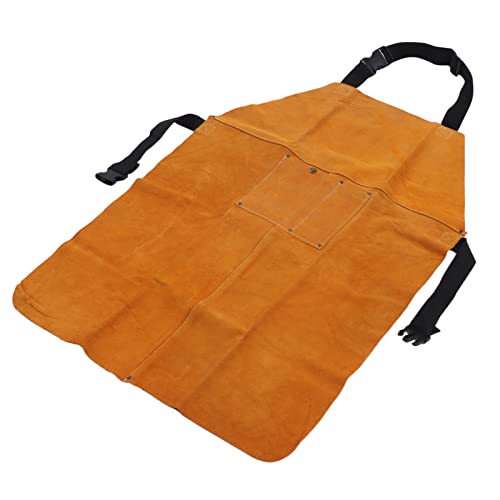 Tablier de protection de soudage ignifuge cuir pour travail des métaux
