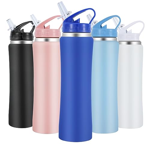 SUPPRUI Insulated Water Bottles,600ml Stainless Steel Water 