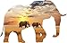 Produktbild Elephant African Sun Set Vinyl Wall Art 3 Sizes Available Full Colour sticker decal transfer (Large: 90cm x 58cm) by Thorpe Signs