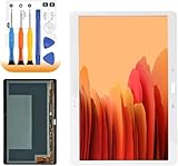 for Samsung Galaxy Tab S 10.5 Screen Replacement for Samsung Tab S 10.5 LCD Display SM-T800 LCD Digitizer Touch Assembly Repair Part White with Frame