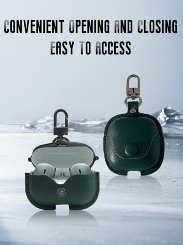 Étui Moto Buds 2 en texture cuir : la housse chic et robuste en vert