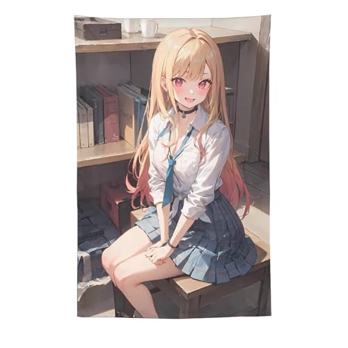 その着せ替え人形は恋をする 喜多川海夢 タペストリー 壁掛け 人気 布ポスター 壁飾り ウォールアート 個性ギフト 掛け物 装飾品 ポスター 壁掛け 装飾布 背景布 寝室の装飾 60"x90"