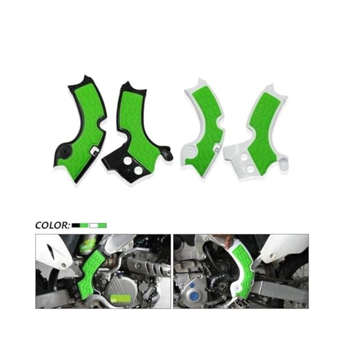 Protection de moteur KX250F 15-18 x-Grip cadre vert noir - 2