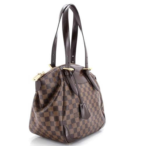 Pre-Loved Verona Handbag Damier MM, Brown2